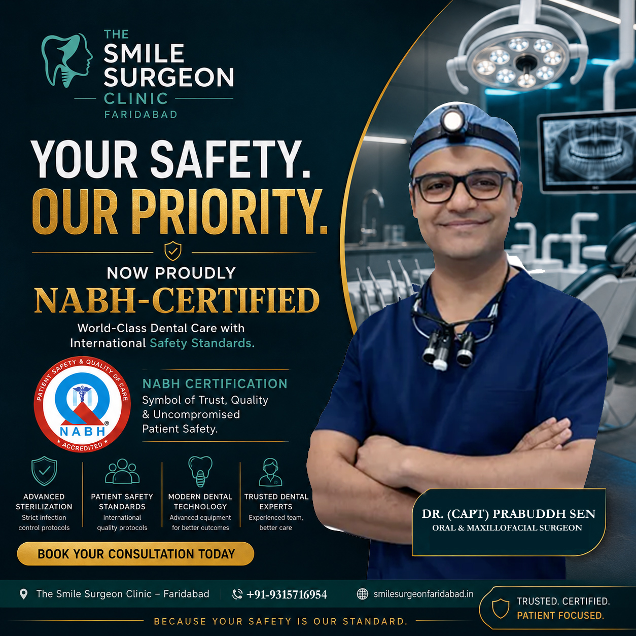 Why Choosing an NABH Certified Dental Clinic Matters for Your Safety and Smile